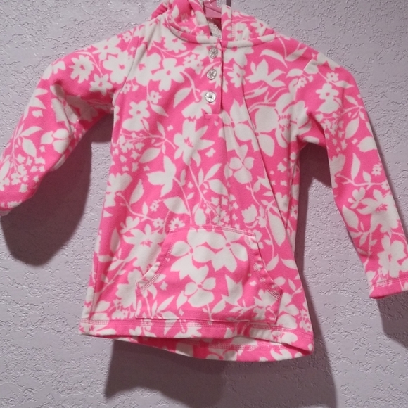 Toddler girl fleece hoodie - Picture 3 of 6